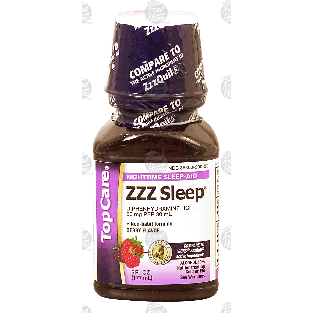 Top Care ZZZ Sleep nighttime sleep-aid, berry flavor  6fl oz