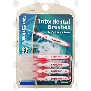 Top Care  interdental brushes for bridges and braces  10ct