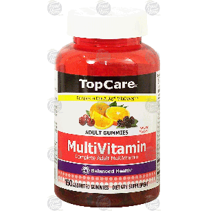 Top Care  complete adult multivitamin, assorted gummies  150ct
