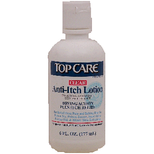 Top Care  clear anti-itch lotion, drying action plus itch relief 6fl oz