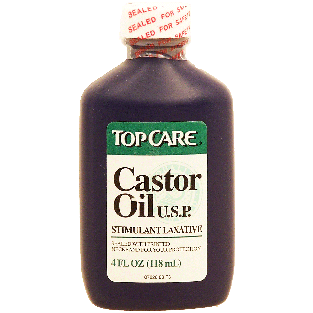 Top Care  castor oil U.S.P., stimulant laxative 4fl oz