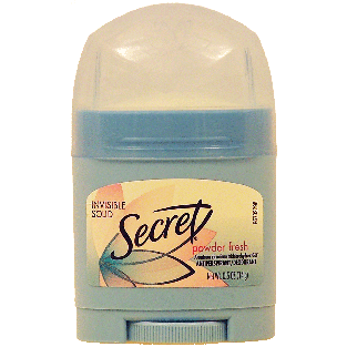 Secret  invisible anitperspirant/deodorant solid, powder fresh, t0.5oz