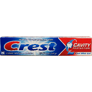 Crest  fluoride anticavity toothpaste, cool mint gel 6.4oz