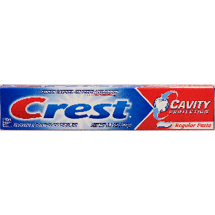 Crest  fluoride anticavity toothpaste, regular paste 6.4oz