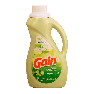 Gain Ultra fabric softener, 60 loads, orignal scent 51fl oz