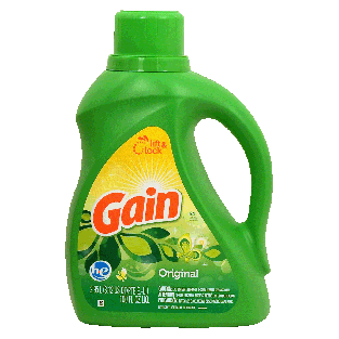 Gain  liquid detergent, for high efficiency machines, original100fl oz