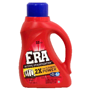 Era  liquid detergent with active stainfighter formula,for all 50fl oz