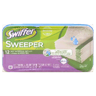 Swiffer Sweeper wet mopping cloths with febreze freshness, lavende12ct