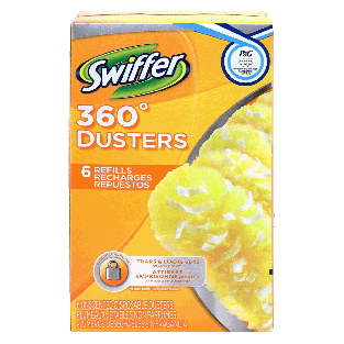 Swiffer 360 Duster refills, unscented disposable dusters 6ct
