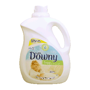 Downy free & gentle fabric conditioner, unscented, 120 loads  103fl oz