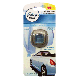 Febreze  vent clip, air freshener, eliminates odor, linen & sky sce1ct