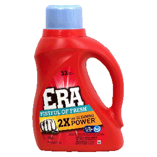Era  liquid detergent, fistful of fresh, for all front & top lo50fl oz