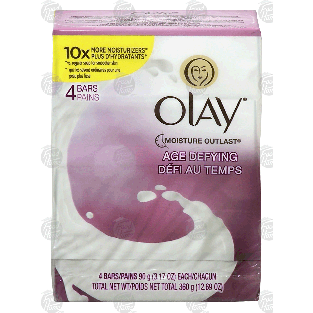 Olay Moisture Outlast age defying soap bars  4ct