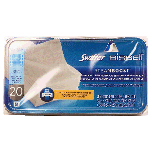 Swiffer Bissell steamboost, steampad refills, open window fresh sc20ct