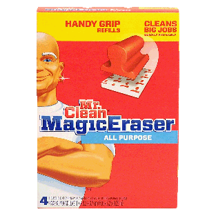 Mr. Clean Magic Eraser all purpose handy grip refills, 4.6 x 3.2 x 4pk