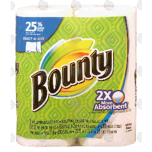 Bounty Select-A-Size paper towels, 2-ply sheets  2pk