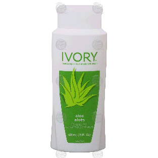 Ivory  liquid body wash, aloe scented  21fl oz