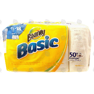 Bounty Basic select-a-size, 12 giant rolls, 1-ply  12pk