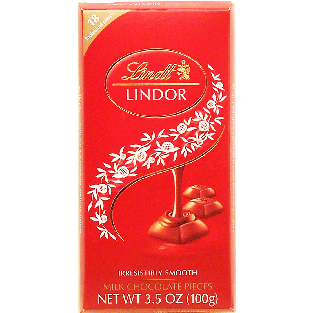 Lindt Lindor Truffles milk chocolate with a smooth filling, 18 bi3.5oz