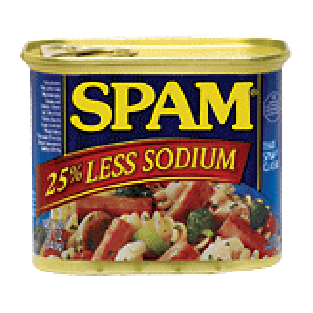 Spam Canned Meat 25% Less Sodium 12oz