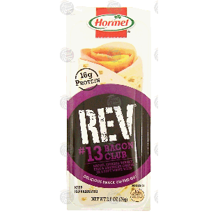 Hormel Rev bacon club, bacon, somked turkey ham & american cheese2.6oz