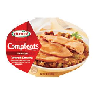Hormel Compleats Microwave Bowls Turkey & Dressing w/Gravy 10oz