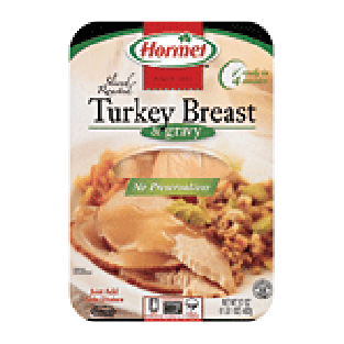 Hormel Fully Cooked Entree Turkey Breast w/Gravy Oven Roasted & Sl15oz