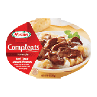 Hormel Compleats Microwave Bowls Beef Steak Tips w/Mashed Potatoes10oz