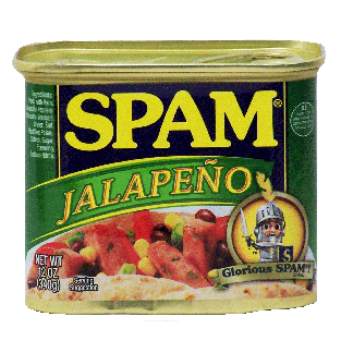Spam  jalapeno flavored canned meat  12oz