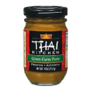 Thai Kitchen  green curry paste; authentic thai cuisine 4oz