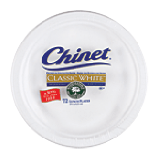Chinet Classic  biodegradeable lunch plates 72ct