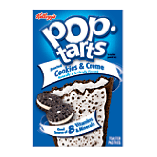 Kellogg's pop-tarts frosted cookies & creme flavored toaster pas14.1oz