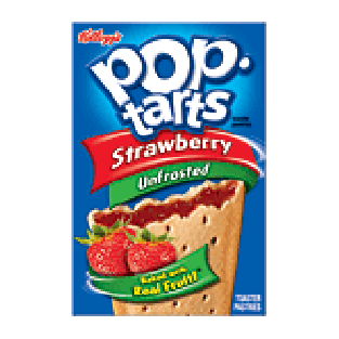 Kellogg's Pop-tarts strawberry filled toaster pastries, 8-count 14.7oz