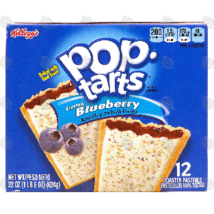 Kellogg's Pop-tarts frosted blueberry toaster pastries 12-count fa22oz