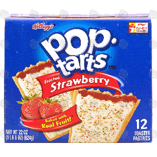 Kellogg's Pop-tarts frosted strawberry toaster pastries  12-count 22oz