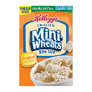 Kellogg's Frosted Mini-Wheats Bite Size; original lightly sweetene24oz