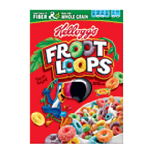 Kellogg's Froot Loops sweetened multi-grain cereal with sprinkles 17oz