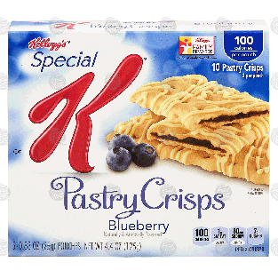 Kellogg's Special K pastry crisps; blueberry, 10-crisps 2 per pou4.4oz