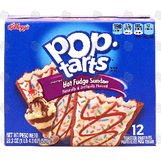 Kellogg's Pop-tarts Ice Cream Shoppe; frosted hot fudge sundae t20.3oz