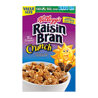 Kellogg's Raisin Bran Crunch raisins, toasted flakes & oat clust24.8oz