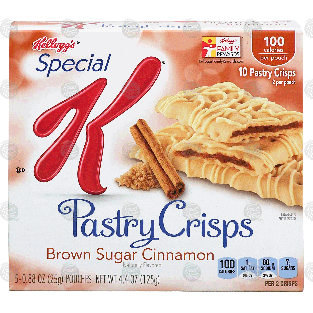 Kellogg's Special K pastry crisps; brown sugar cinnamon, 100 calo4.4oz