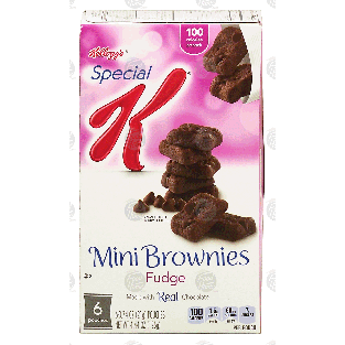 Kellogg's Special K mini fudge brownies, 100 calories per pouch,4.44oz