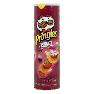 Pringles BBQ barbeque flavored potato crisps  5.96oz