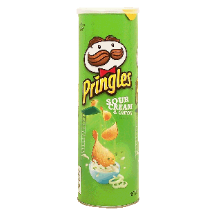 Pringles  sour cream & onion flavored potato crisps  5.96oz
