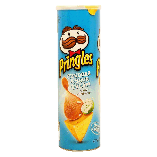 Pringles  cheddar & sour cream flavored potato crisps  5.96oz