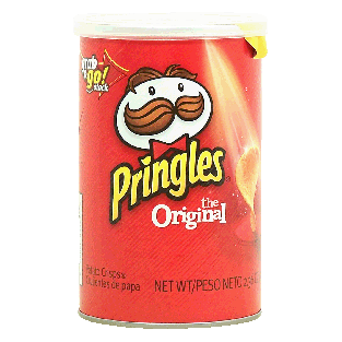 Pringles grab & go! stack original potato crisps  2.36oz