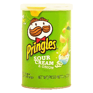 Pringles grab & go! stack sour cream & onion flavored potato cris 2.5oz