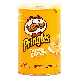 Pringles grap & go! stack cheddar cheese flavor potato crisps  2.5oz