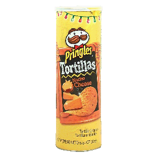 Pringles Tortillas nacho cheese flavor tortilla crisps  6.42oz