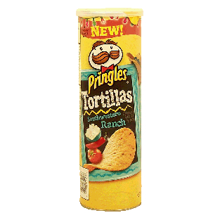 Pringles Tortillas southwestern ranch flavored tortilla crisps  6.42oz